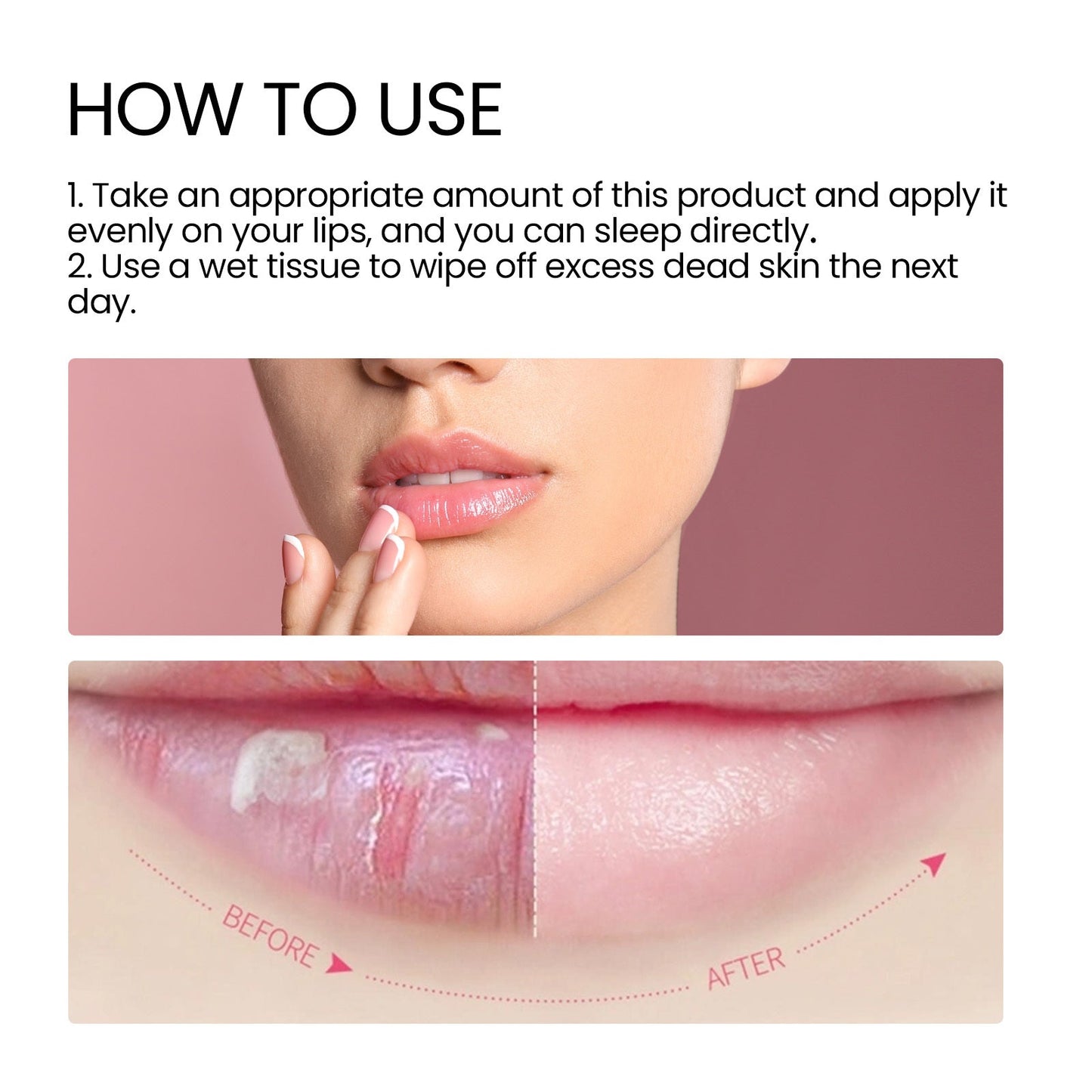 Mascarilla Labial Hidratante y Voluminizadora