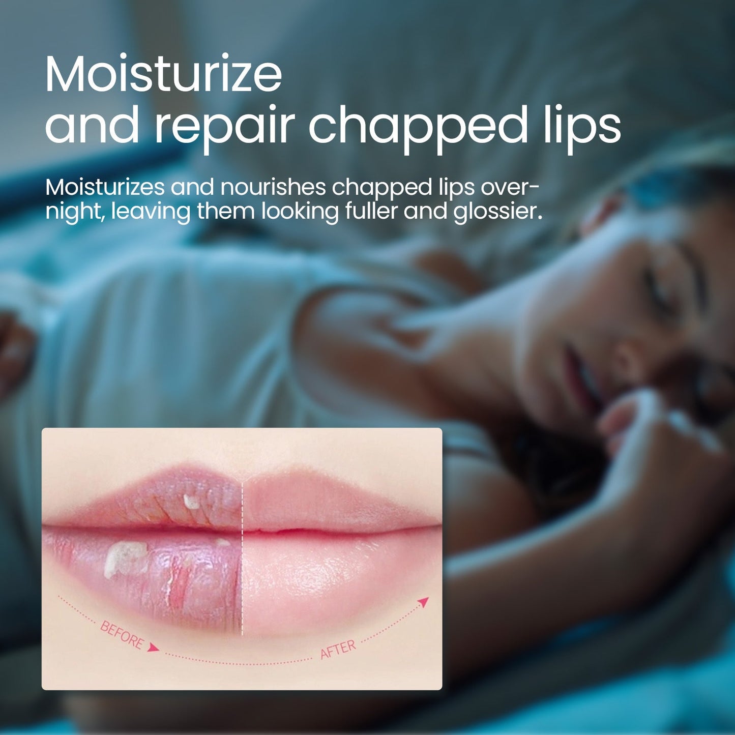 Mascarilla Labial Hidratante y Voluminizadora