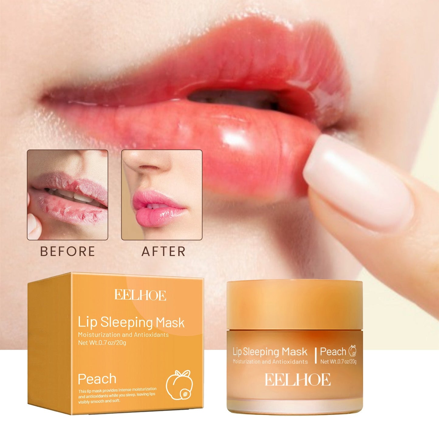 Mascarilla Labial Hidratante y Voluminizadora