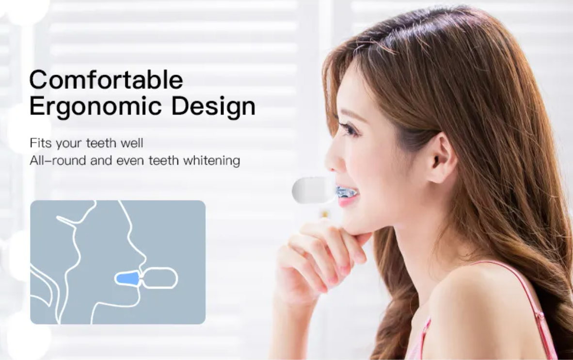 Cepillo de Dientes Sónico Blanqueador en Forma de U