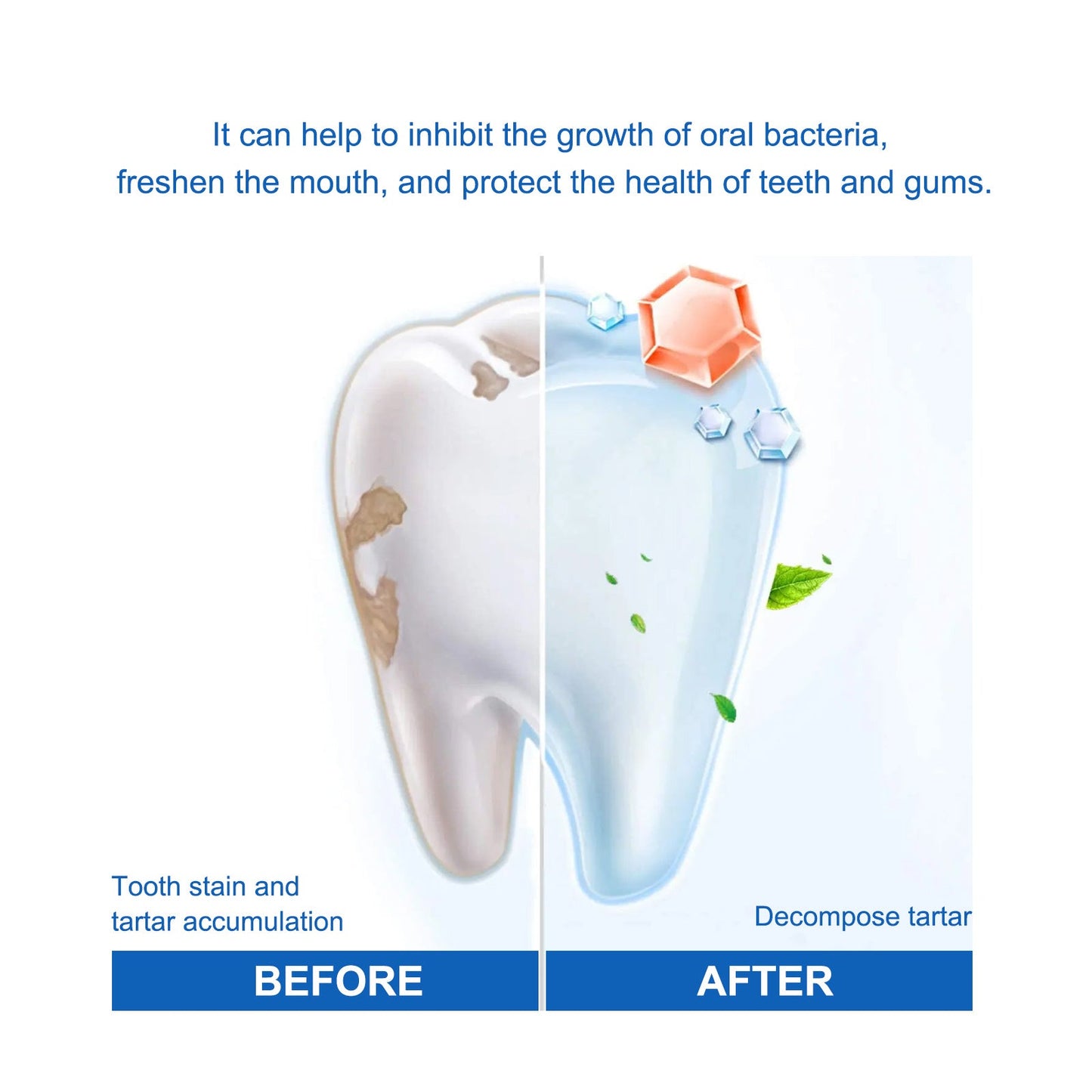 Gel Dental Jaysuing para la Limpieza de Dientes y Aliento
